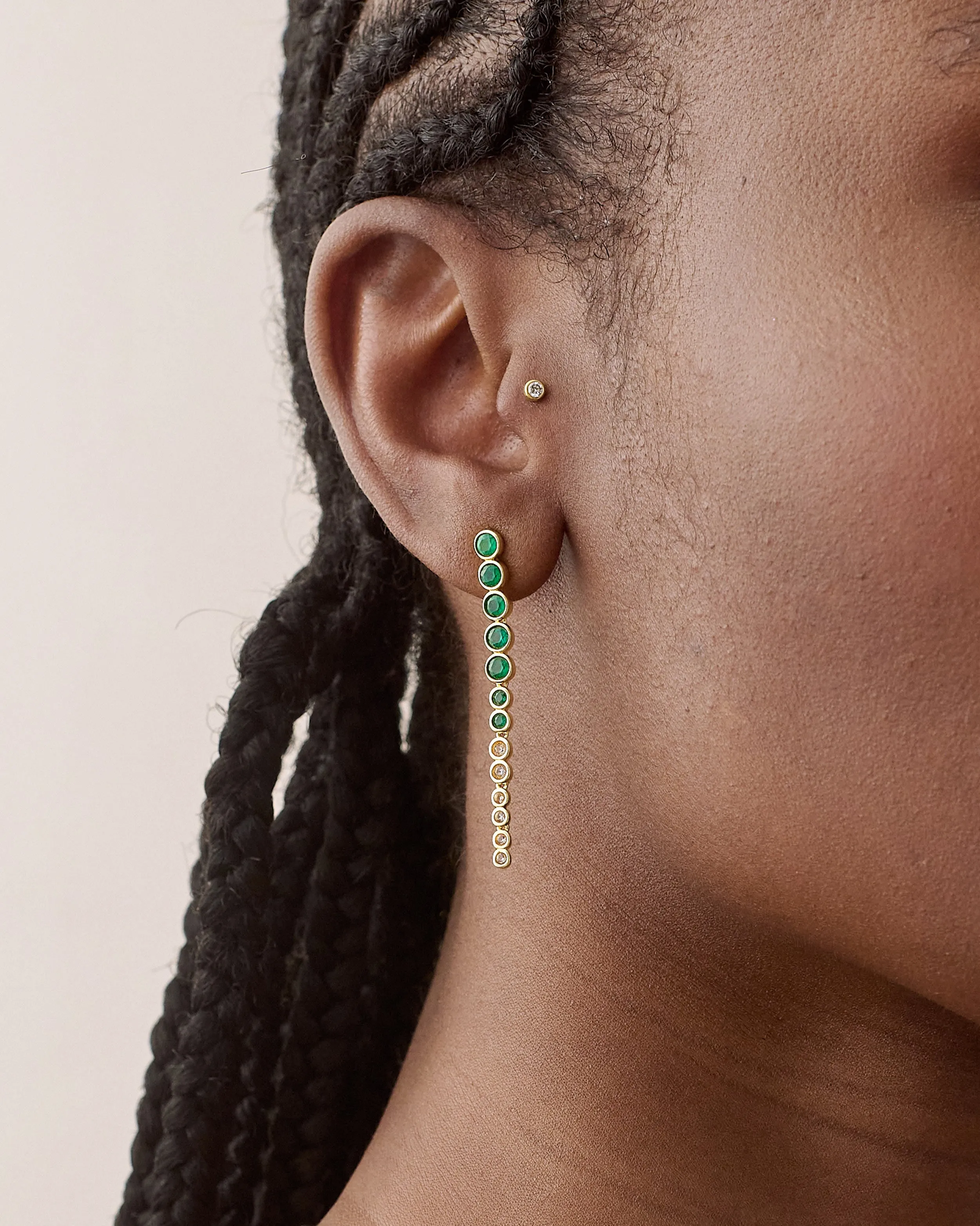 Serena Tennis Drop Earrings