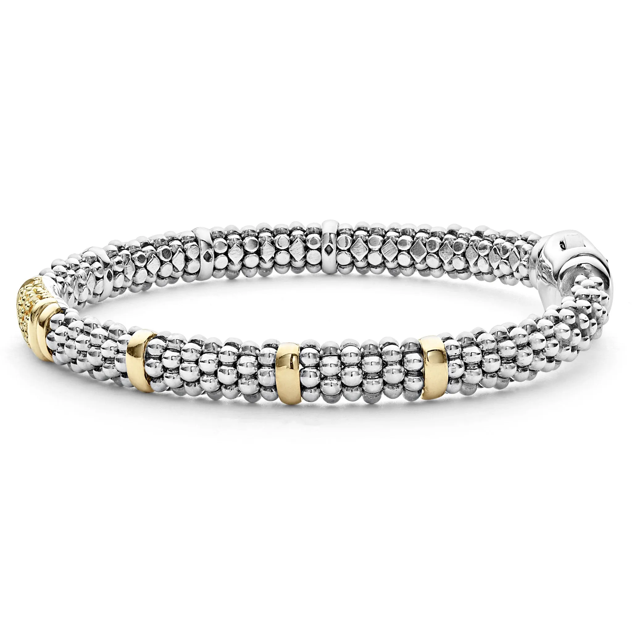 Signature Caviar Yellow Sapphire Caviar Bracelet | 6mm