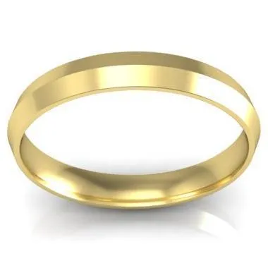 Simple Knife Edge Wedding Ring 3mm