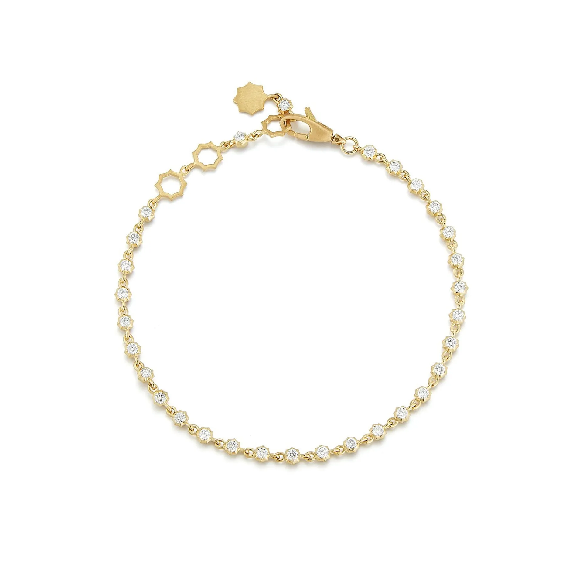 Small Sophisticate Diamond Line Bracelet