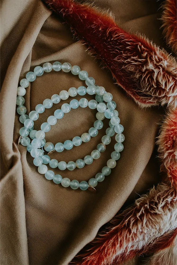 Stretchy Bracelet - Aquamarine