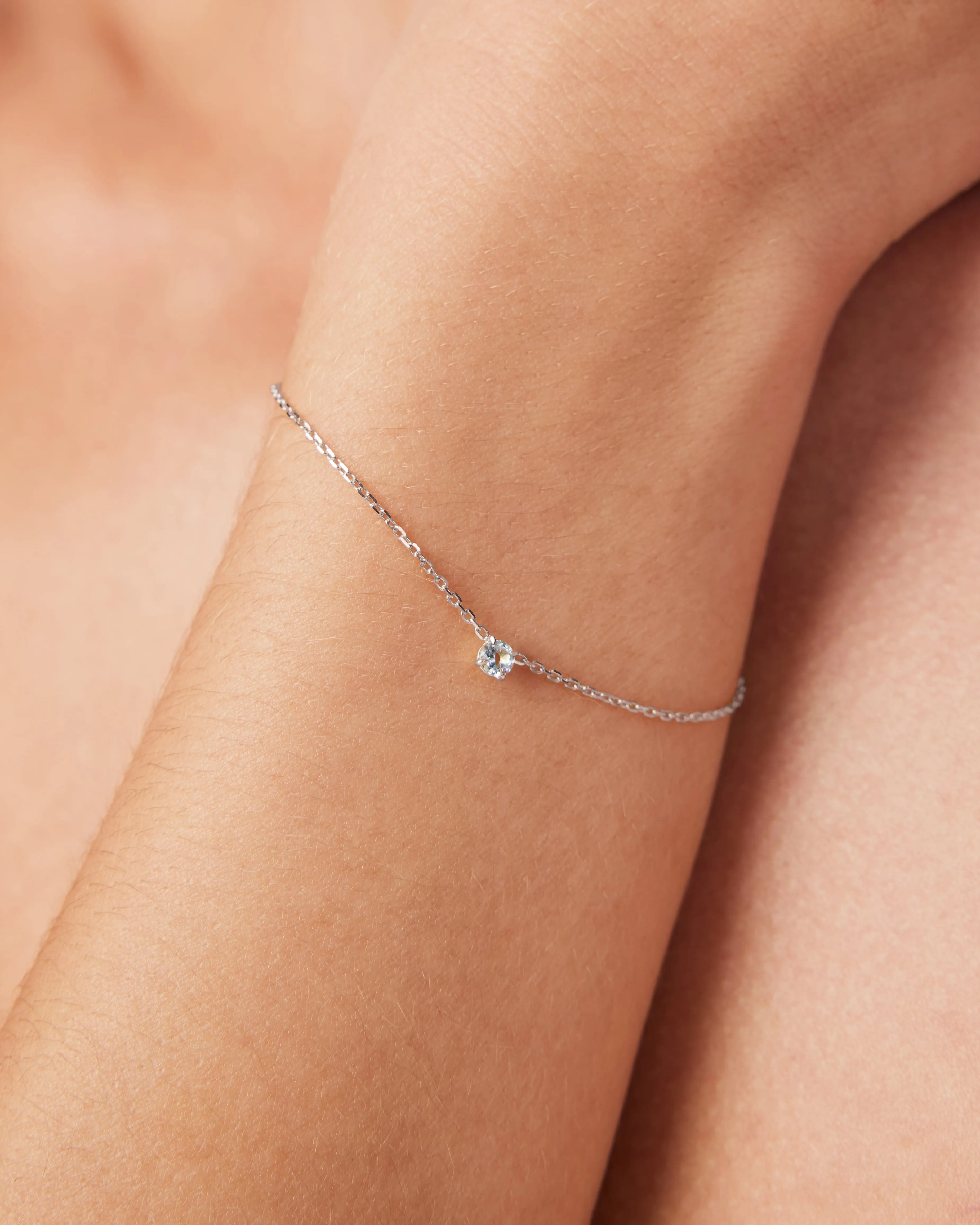 The Aquamarine Birthstone Bracelet