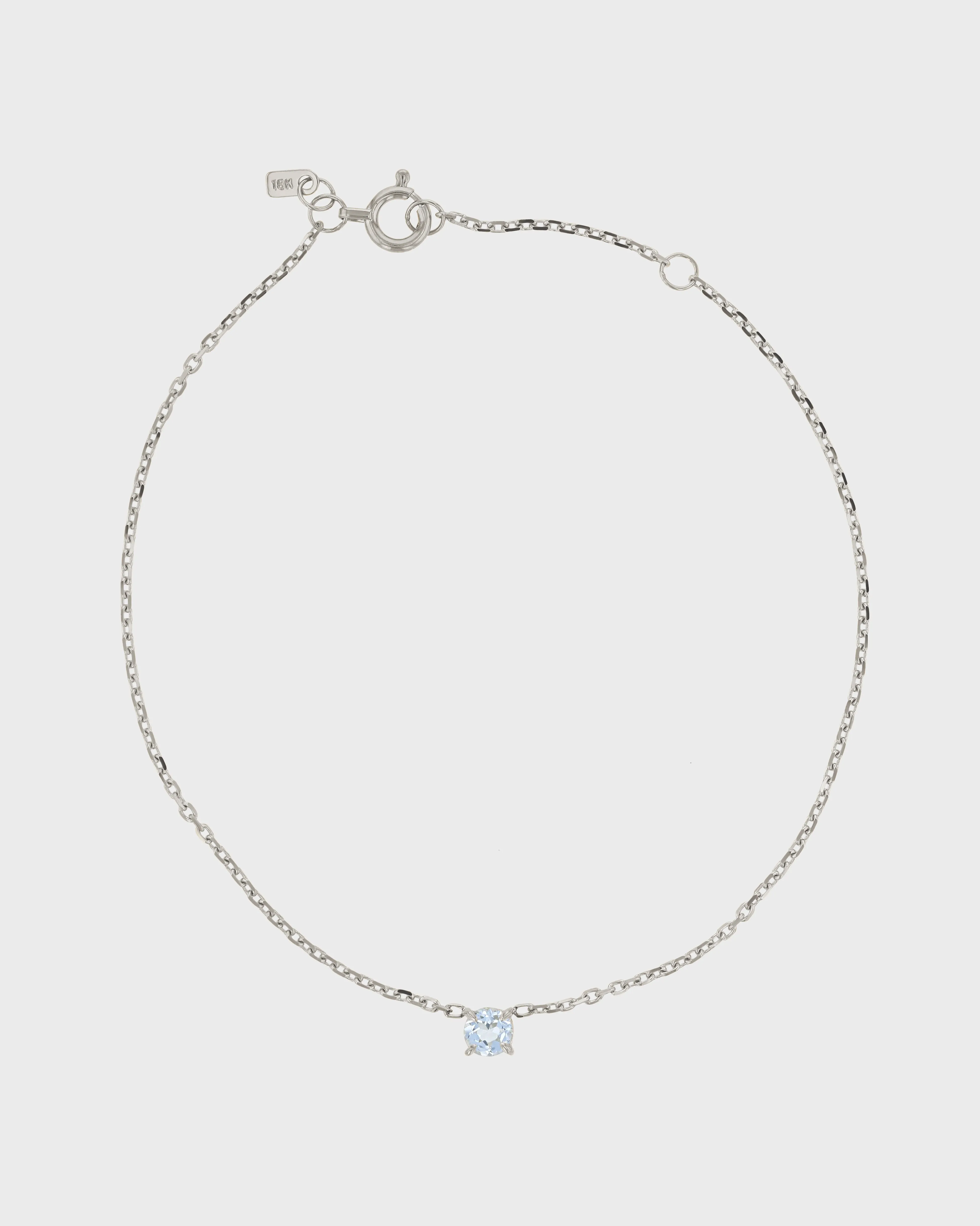 The Aquamarine Birthstone Bracelet