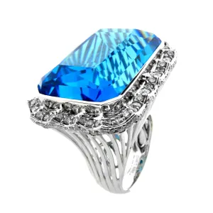 The Czar - Blue Topaz Ring