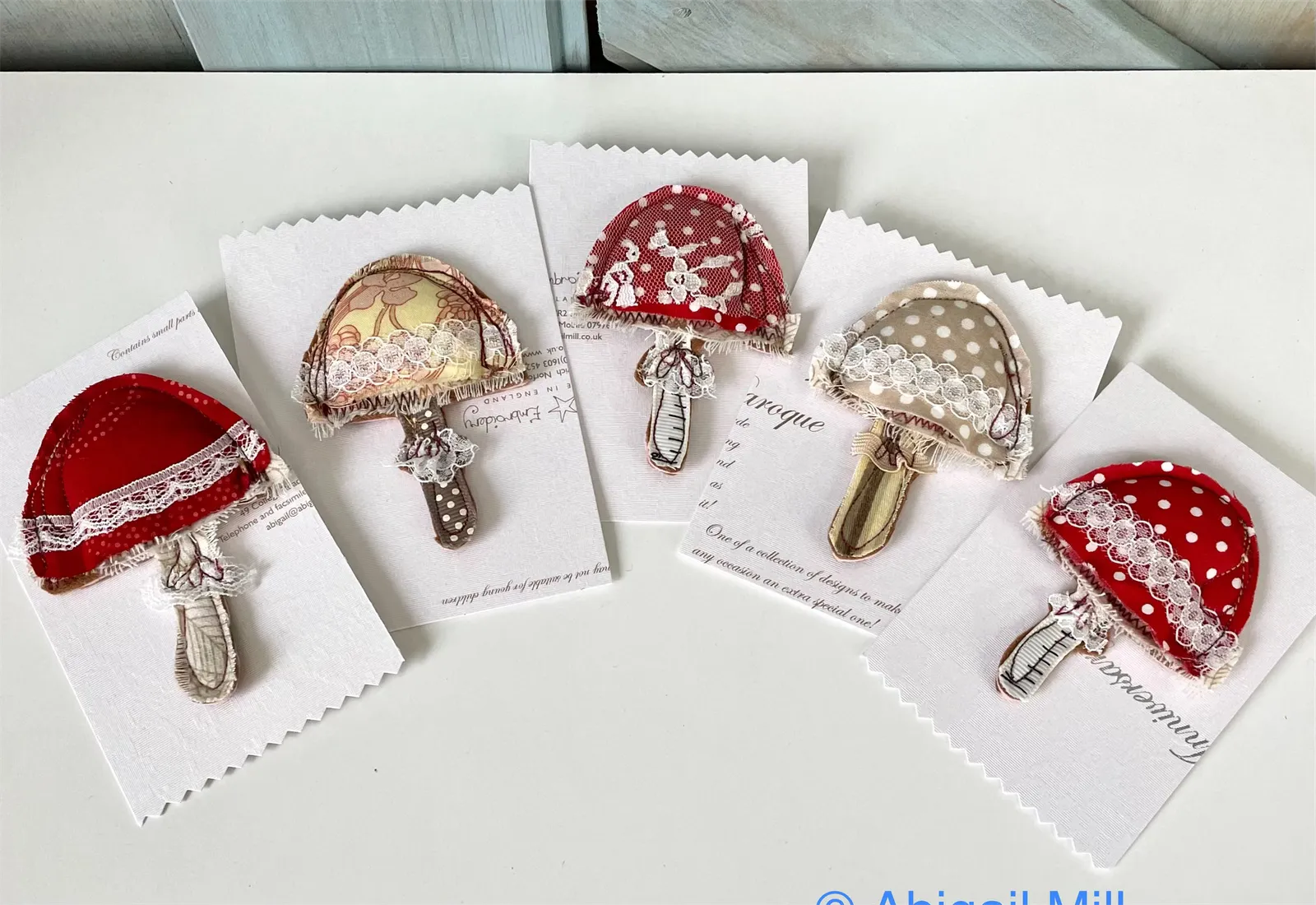 Toadstool Fly Agaric Brooch