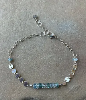 Trustworthy Aquamarine Bracelet