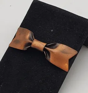 Vintage Copper Bow Tie Brooch