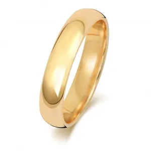 Wedding Band 18K Trad Court 4mm-1.45 Wedding  Ring WQ164M