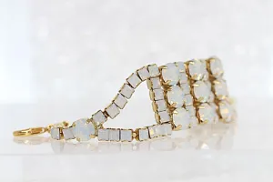 White Opal Bracelet