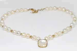 White Pearl Necklace