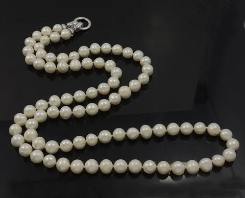 Women’s 10-11mm White Freshwater Pearl Rope Necklace 32"