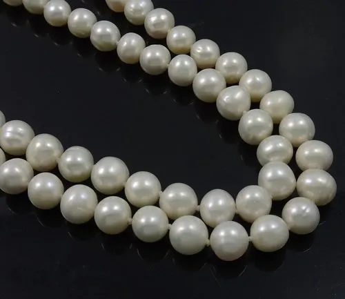 Women’s 10-11mm White Freshwater Pearl Rope Necklace 32"