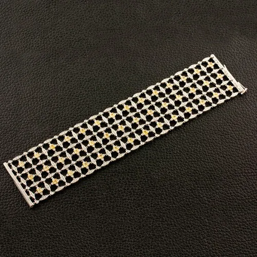 Yellow & White Diamond Luca Bracelet