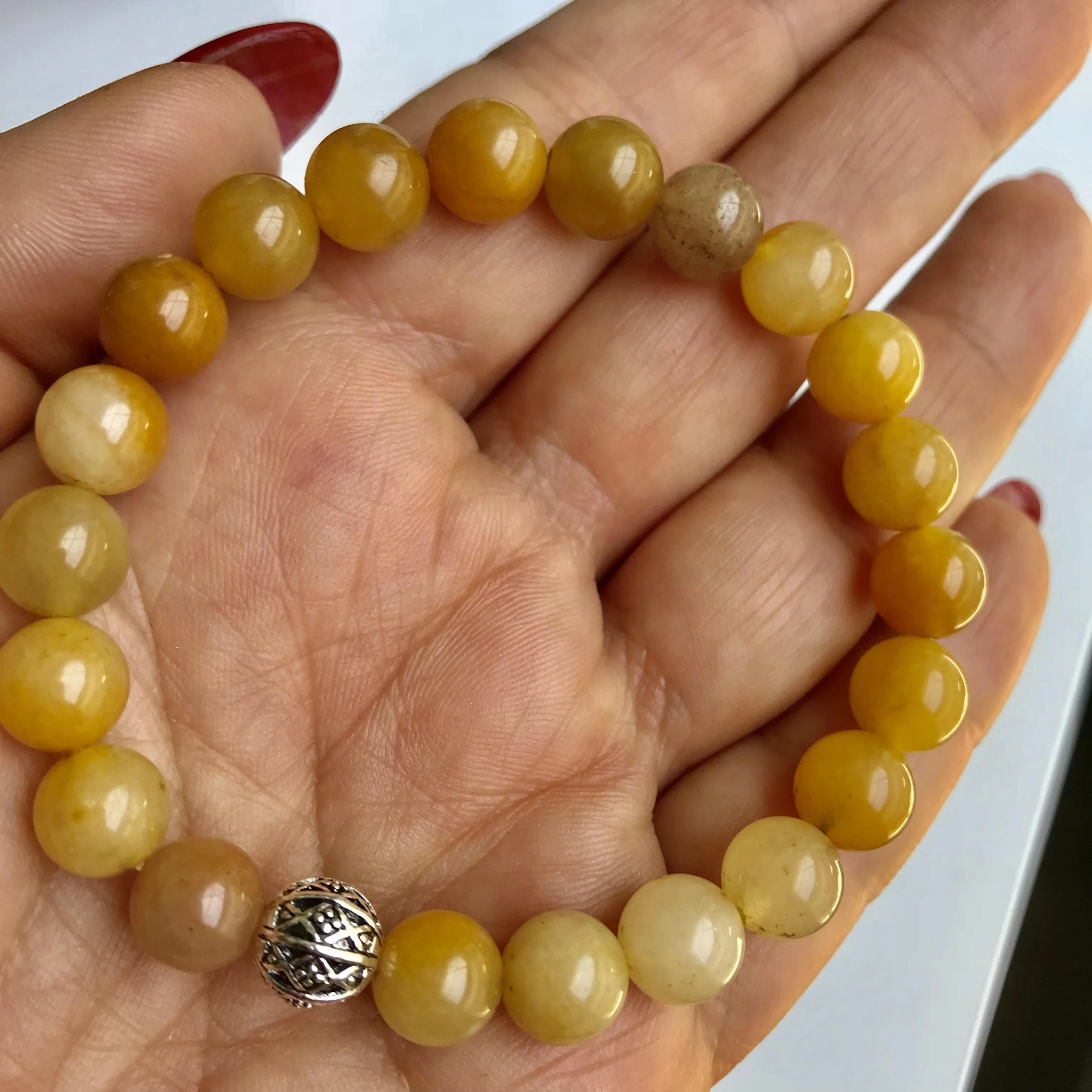 Yellow Opal Genuine Crystal Bracelet