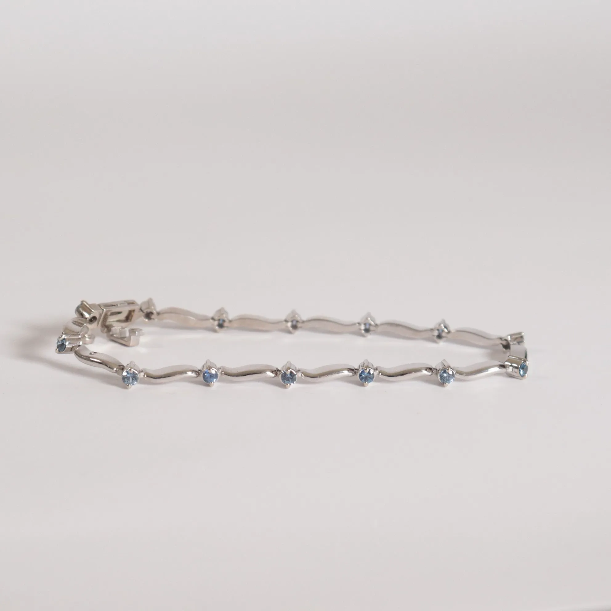 Yogo Sapphire Eternity Bracelet